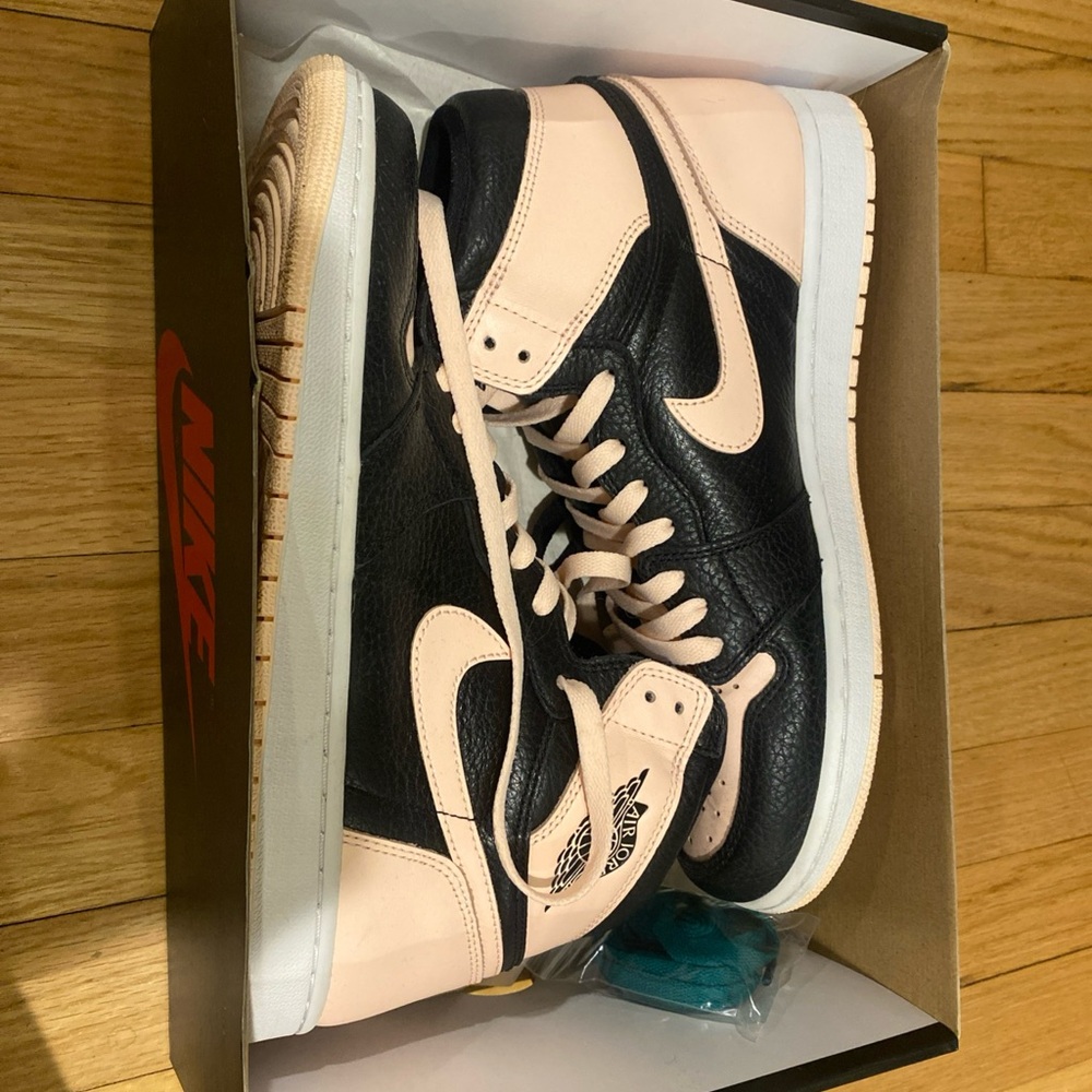 Nike Black and Tan High-Top Sneakers